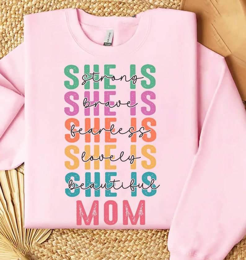 She is mom stacked 27112 DTF transfer