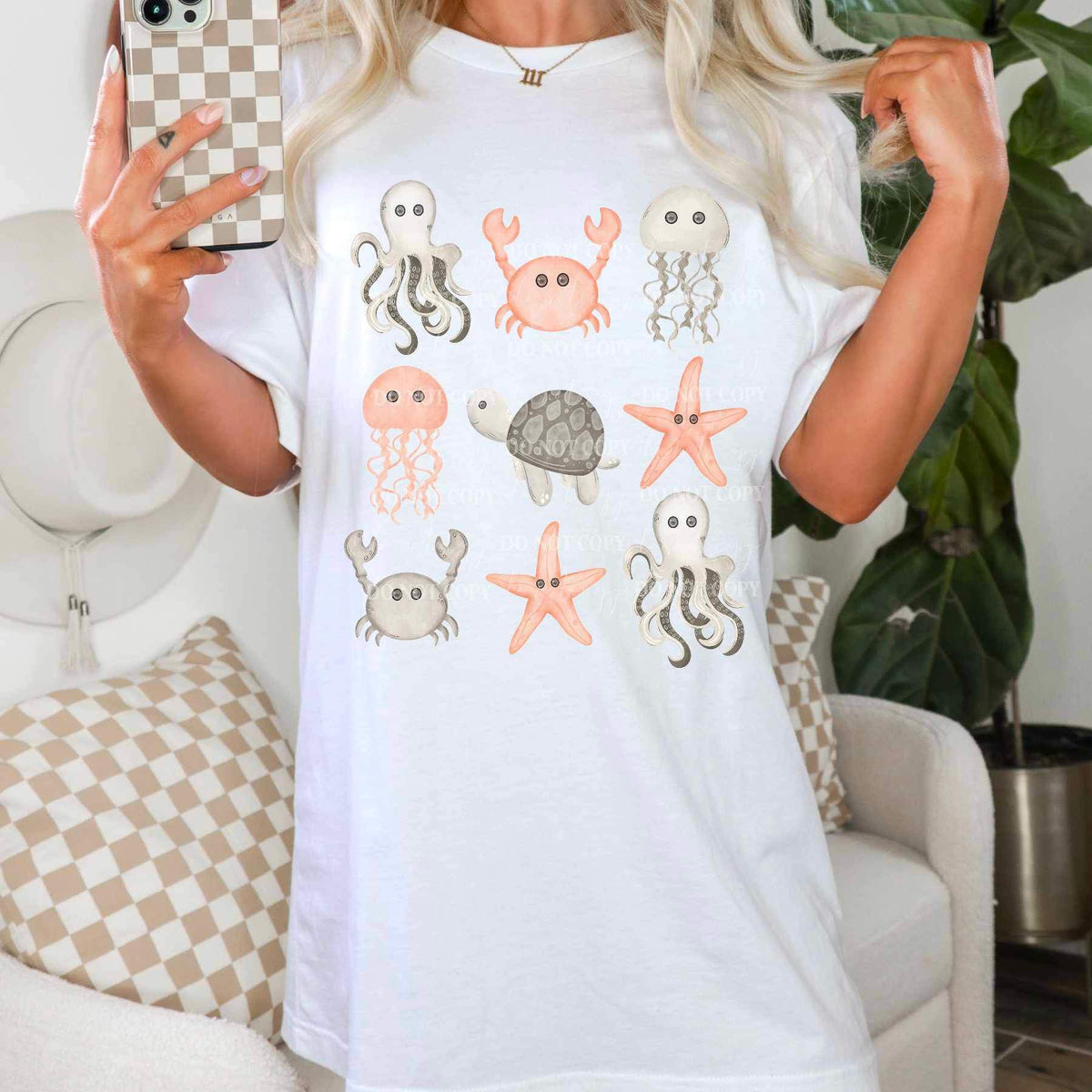 Ocean animal collage CSC 17503 DTF TRANSFER