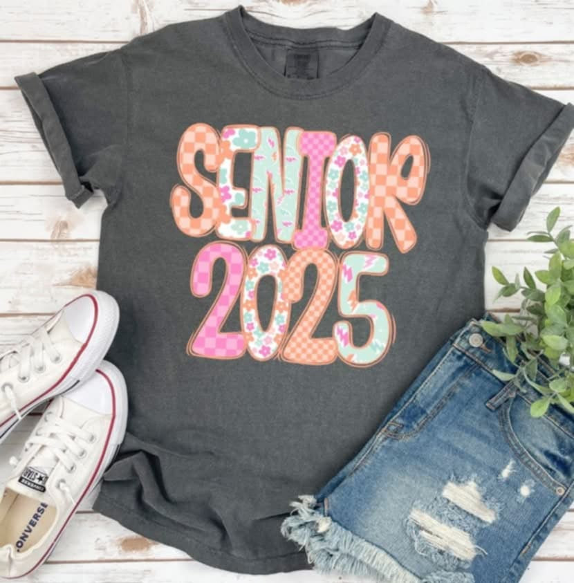 Senior 2025 pastel patterns (S&G) 87820 DTF transfer
