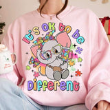 It’s okay to be different elephant 27086 DTF transfer