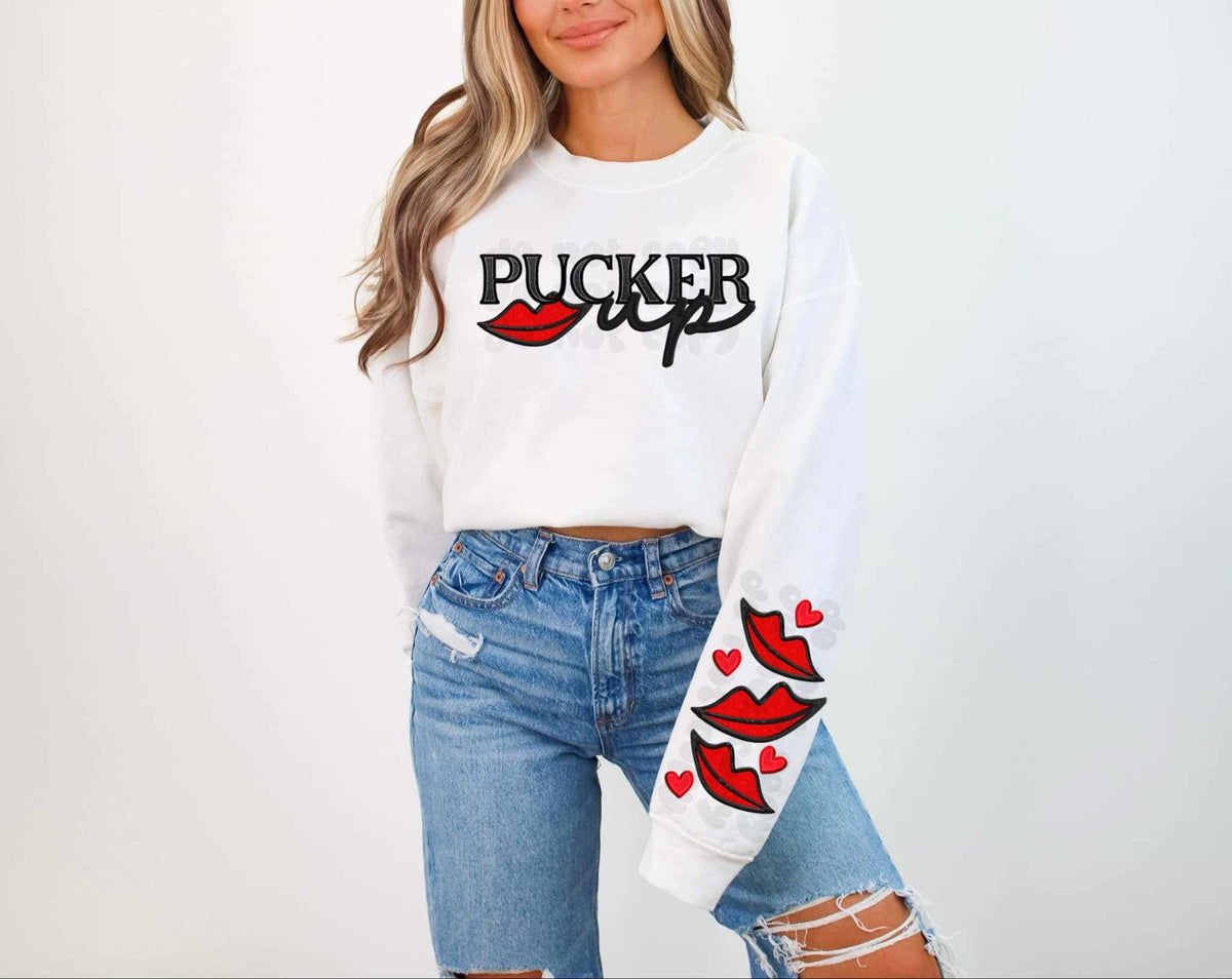 Pucker up FRONT 73713 DTF transfer