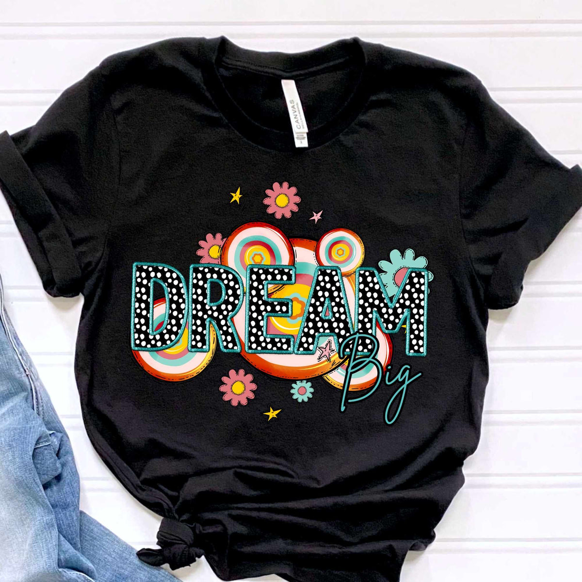 Dream big retro (CITY) 37144 DTF transfer