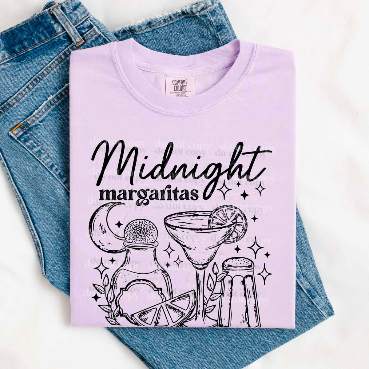 Midnight margaritas BLACK (CSC) 73719 DTF transfer