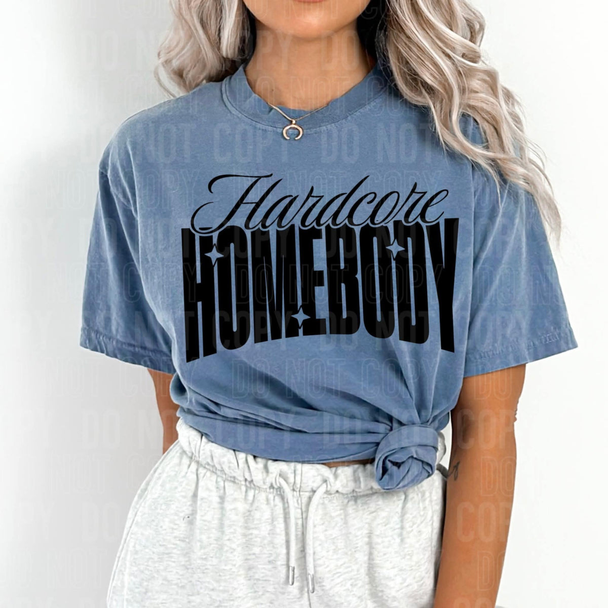 Hardcore Homebody BLACK SBB DTF transfer