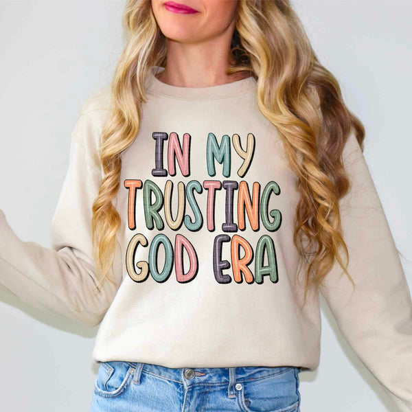 In my trusting God era colorful 17562 DTF TRANSFER