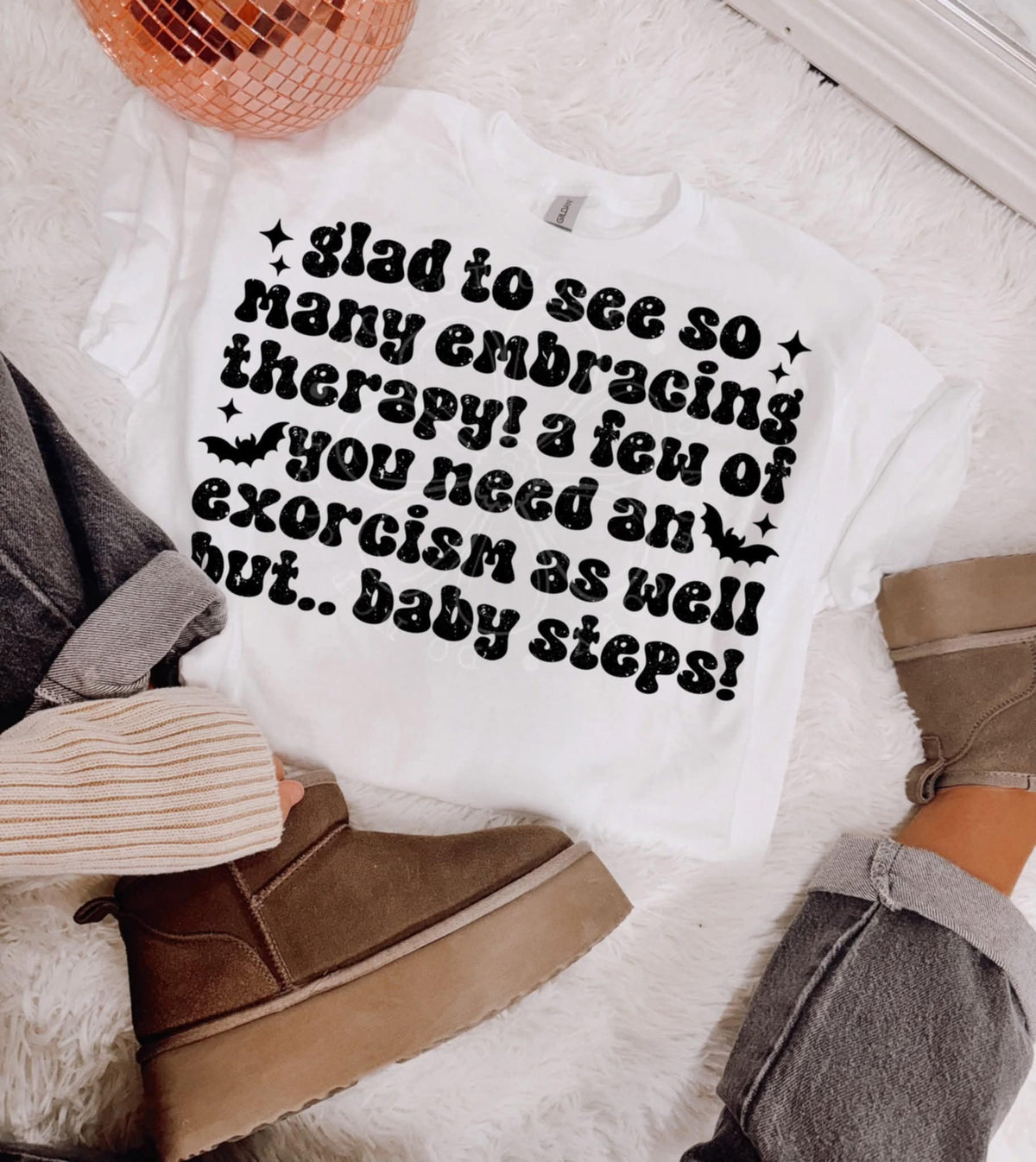 A Few of You need an exorcism (lyttle) DTF transfer