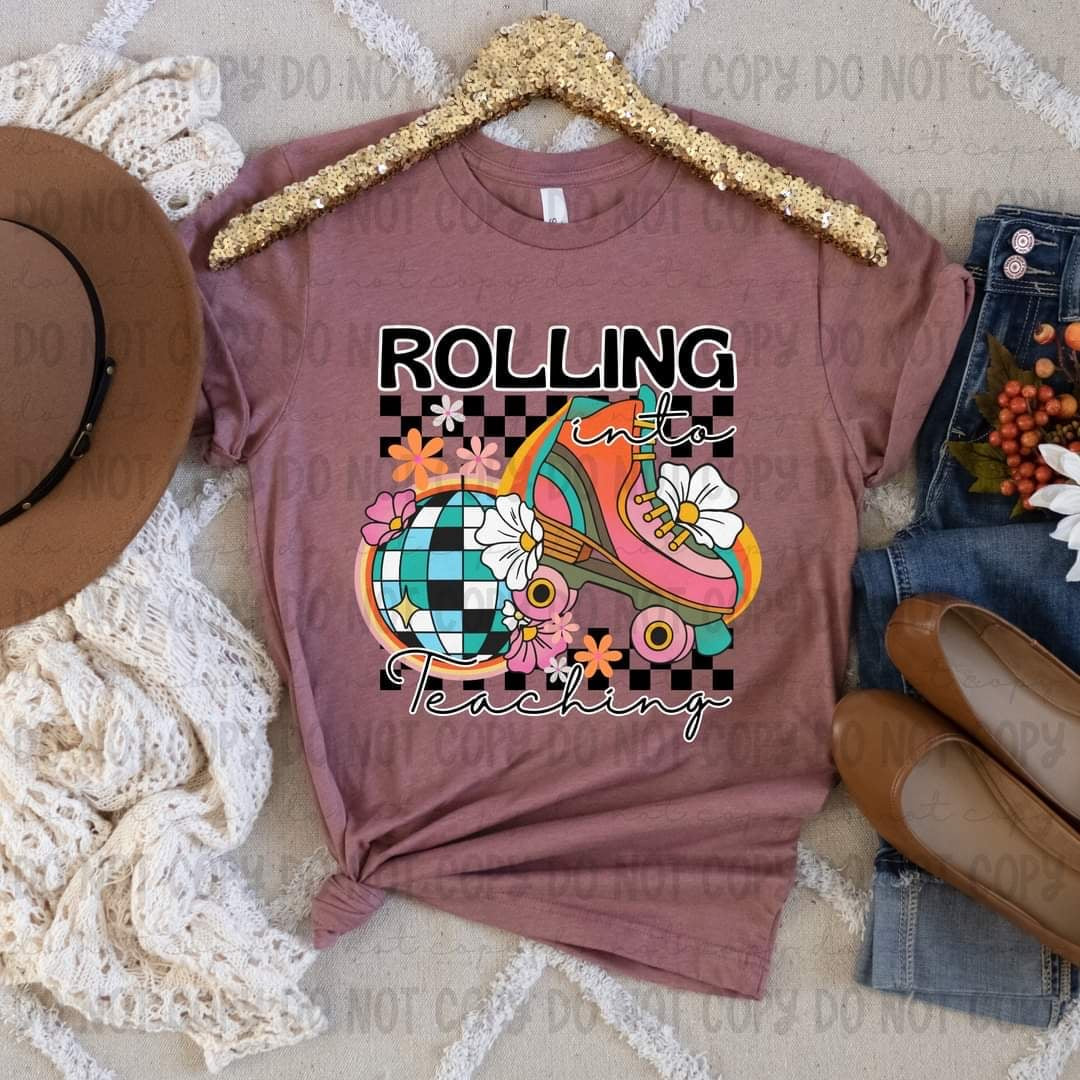 Rolling into teaching (REVEL) 37279 DTF transfer