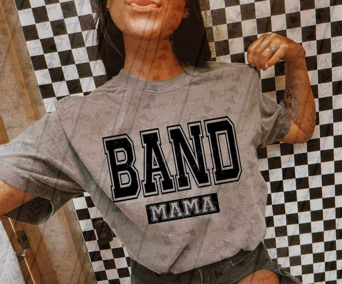 Band mama black varsity 27232 DTF transfer