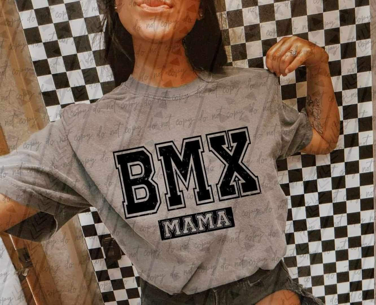 BMX mama black varsity 27225 DTF transfer