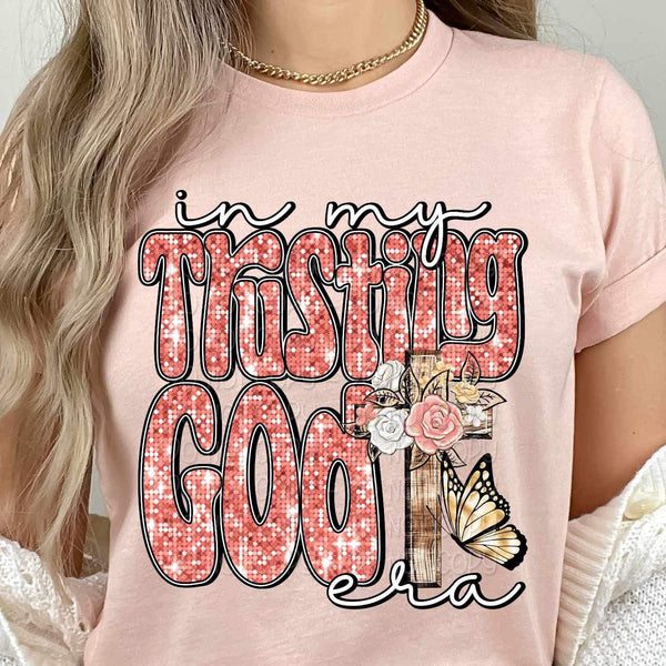 In my trusting god era sequin 17594 DTF TRANSFER