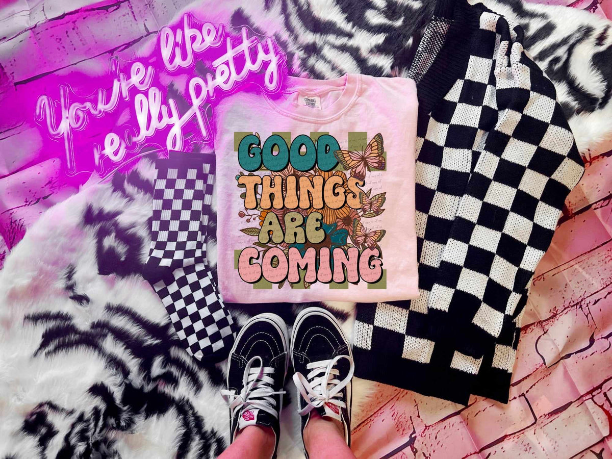 Good things are coming (CSTAGE) 37321 DTF transfer