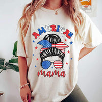 American mama mom bun 27278 DTF transfer