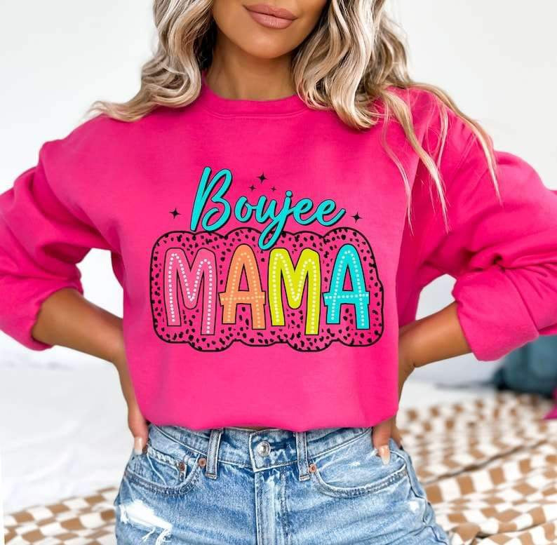 Boujee mama colorful 27254 DTF transfer