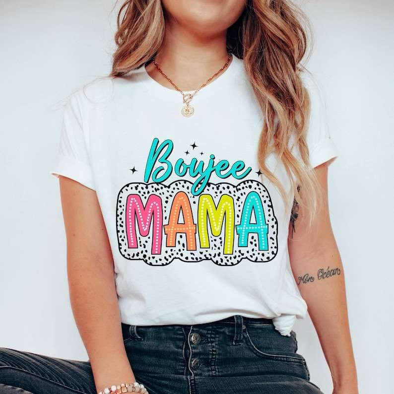 Boujee mama colorful 27254 DTF transfer