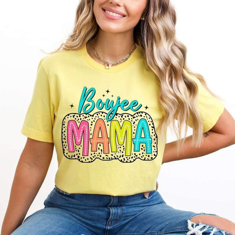 Boujee mama colorful 27254 DTF transfer