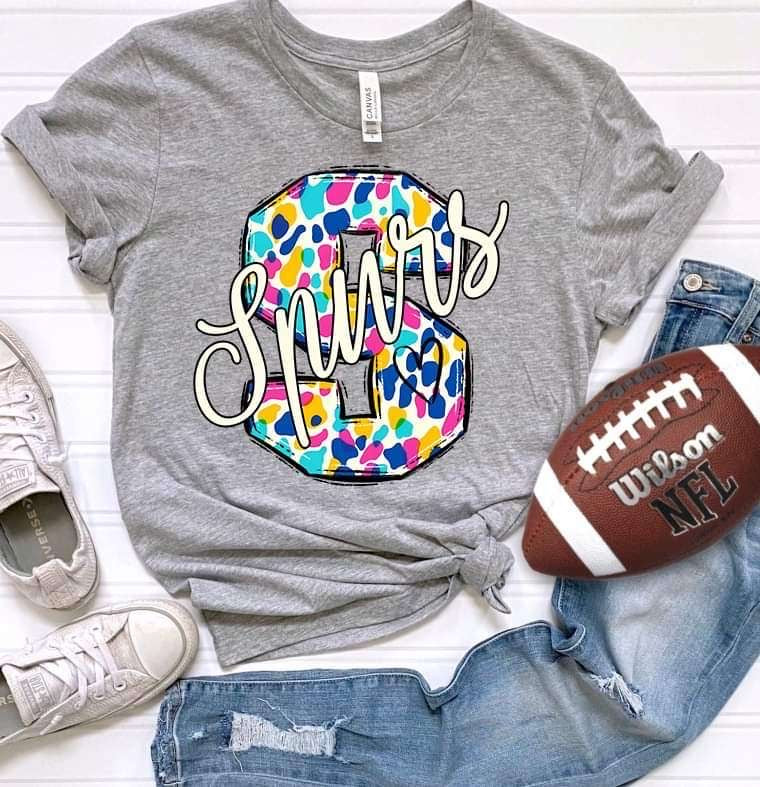 S spurs colorful dots (S&G) 37394 DTF transfer