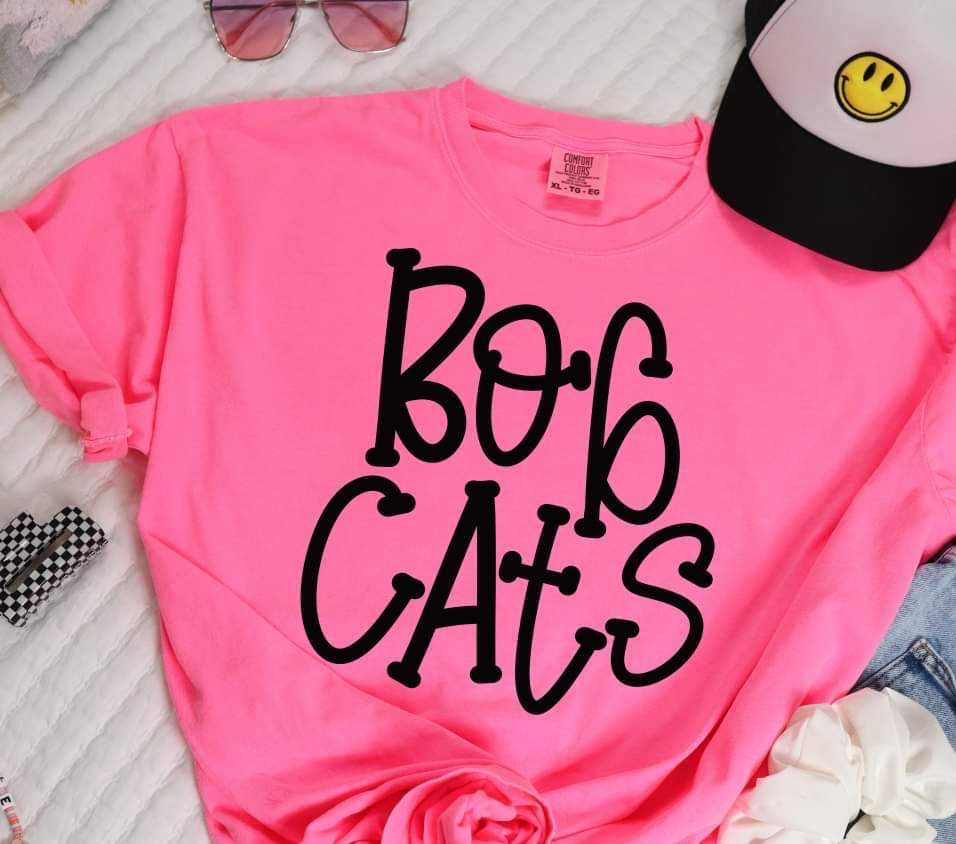 Bobcats black font (S&G) 37387 DTF transfer