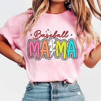 Baseball mama neon colors 27257 DTF transfer