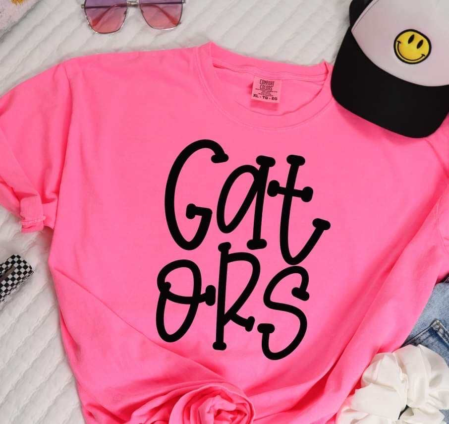 Gators black font (S&G) 37374 DTF transfer