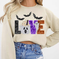 Love sequin with ghost mug 37405 DTF transfer