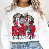 Pucker up buttercup donkey 17737 DTF TRANSFER