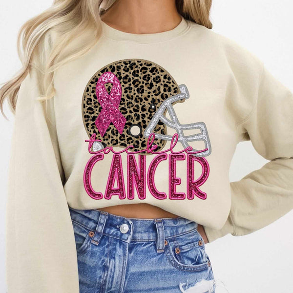 Tackle cancer helmet 37402 DTF transfer