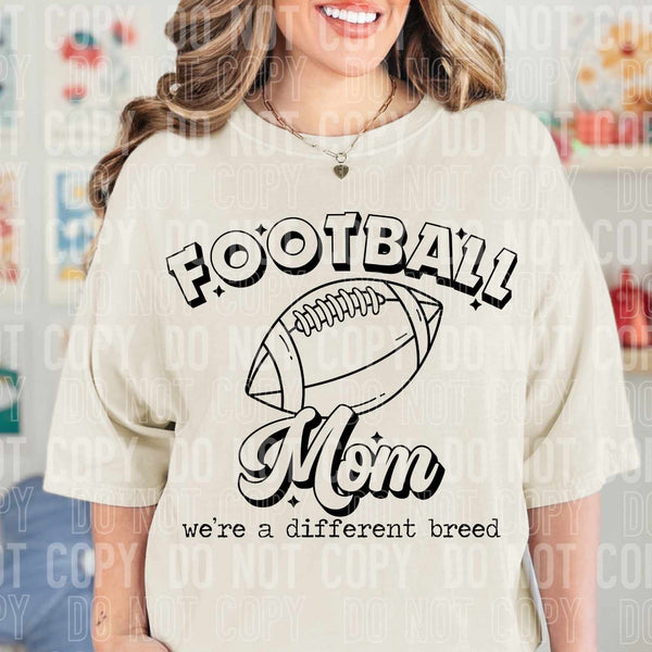 Football mom black outline (SBB) 37429 DTF transfer