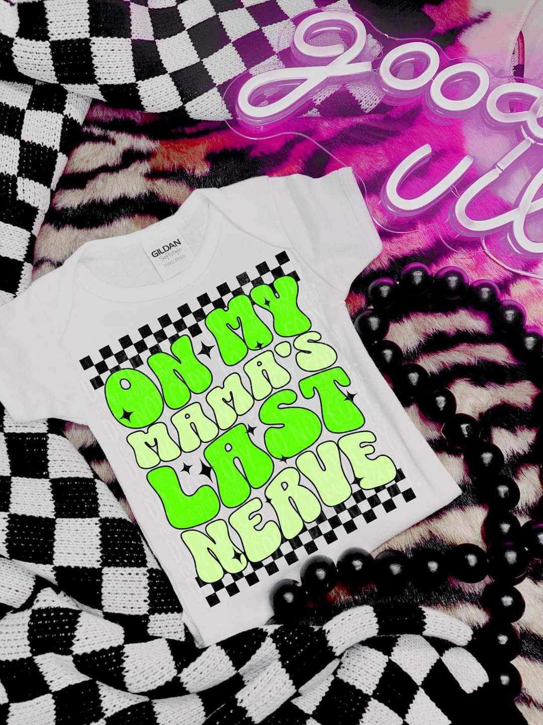 On my mamas last nerve GREEN (LYTTLE) 27308 DTF transfer