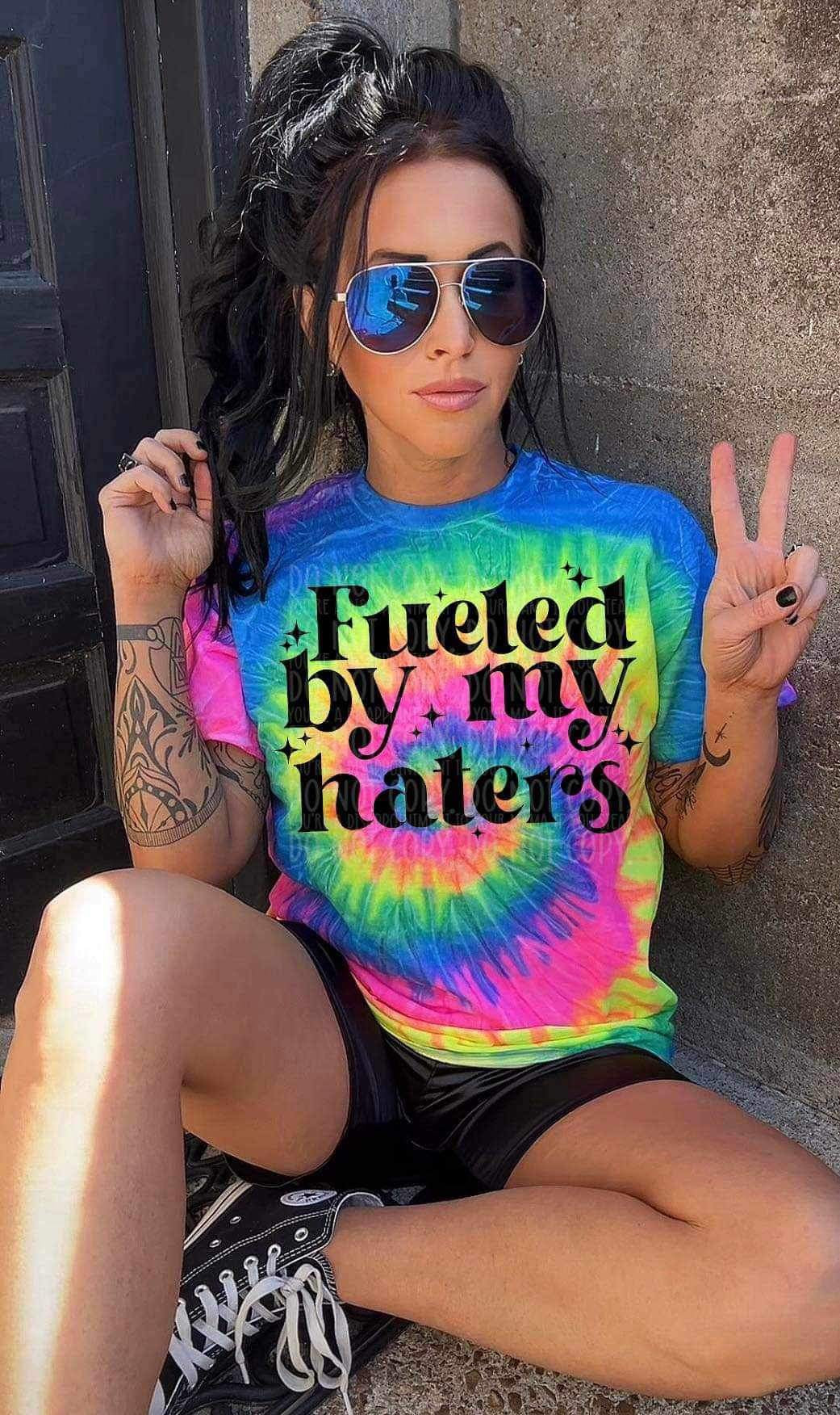 Fueled by my haters BLACK (LYTTLE) 27319 DTF transfer