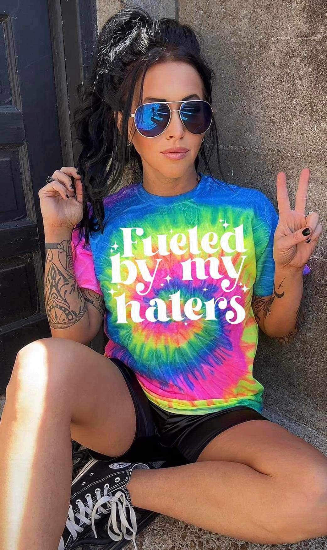 Fueled by my haters WHITE (LYTTLE) 27318 DTF transfer