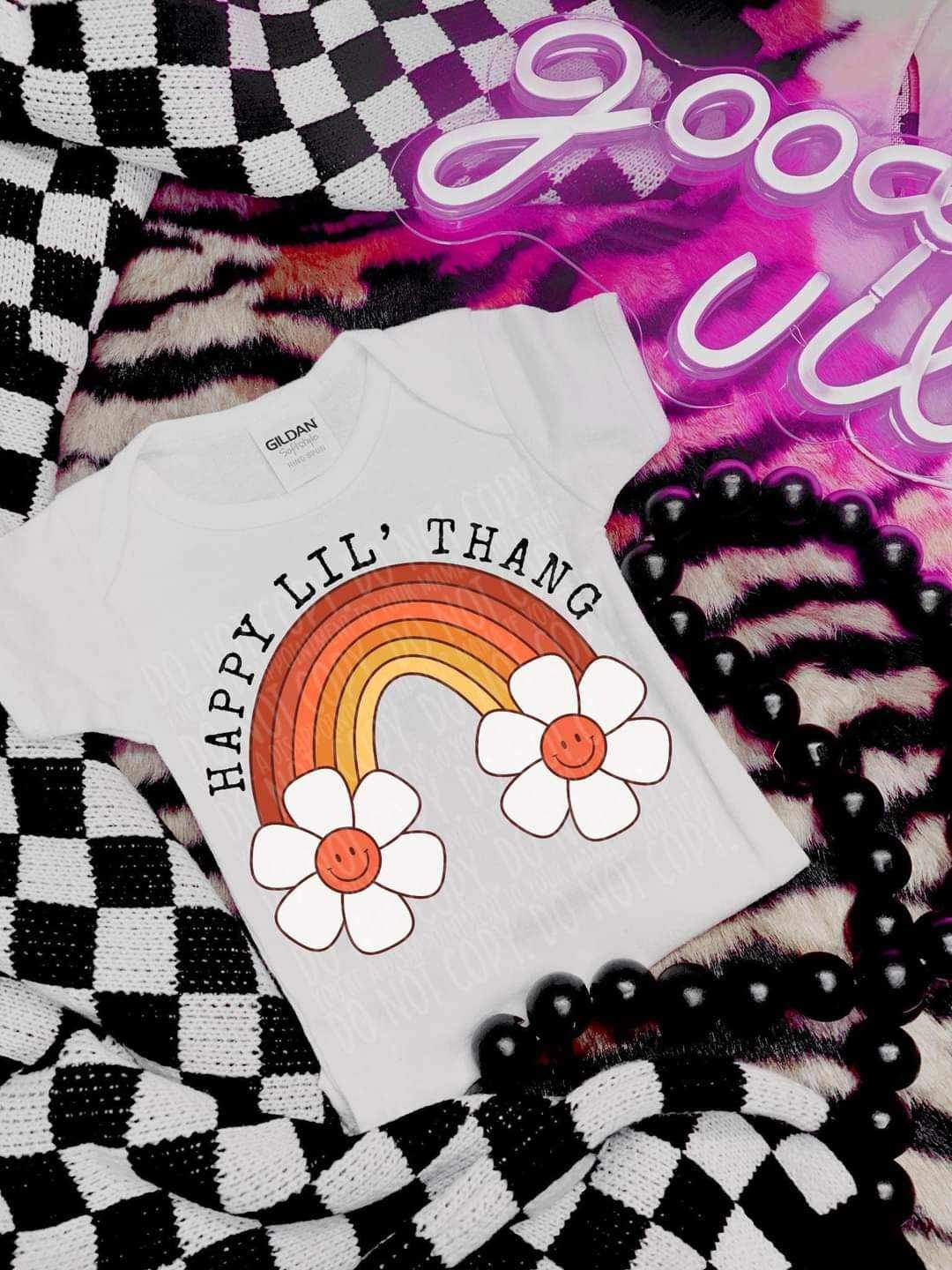 Happy lil thang rainbow (LYTTLE) 27317 DTF transfer