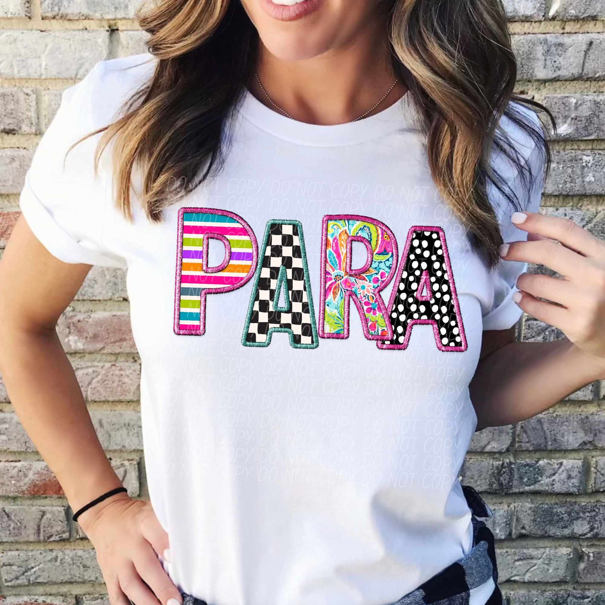 Para colorful patterns (CITY) 37465 DTF transfer