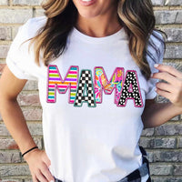 Mama colorful patterns (CITY) 37444 DTF transfer