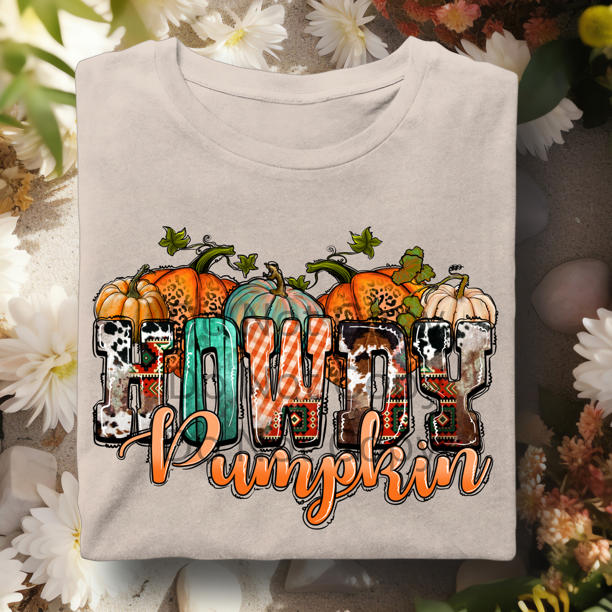 Howdy Pumpkin-38161-DTF transfer