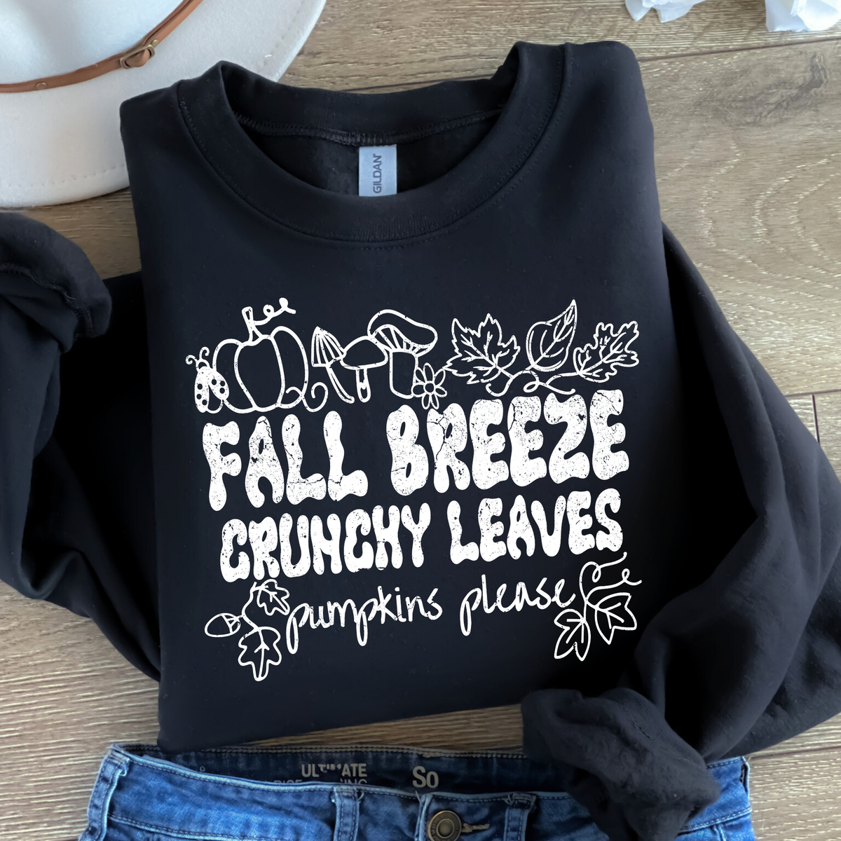 Fall Breeze Crunchy Leaves-38246-DTF transfer