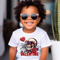 Be my valentine skull 17817 DTF TRANSFER