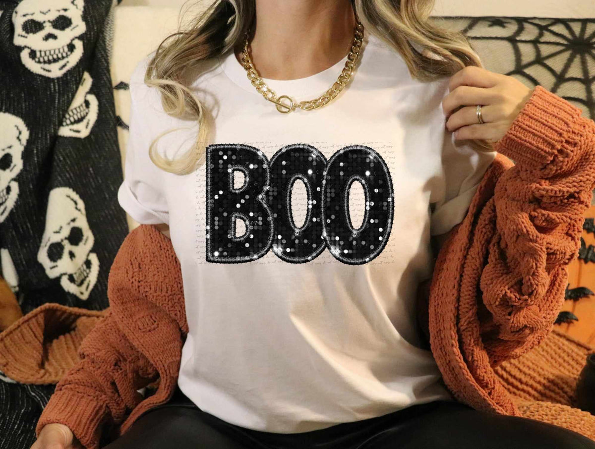 Boo sequin (CITY) 37545 DTF transfer