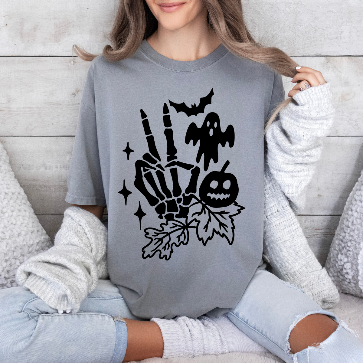 Skelly hand black 38172-DTF transfer