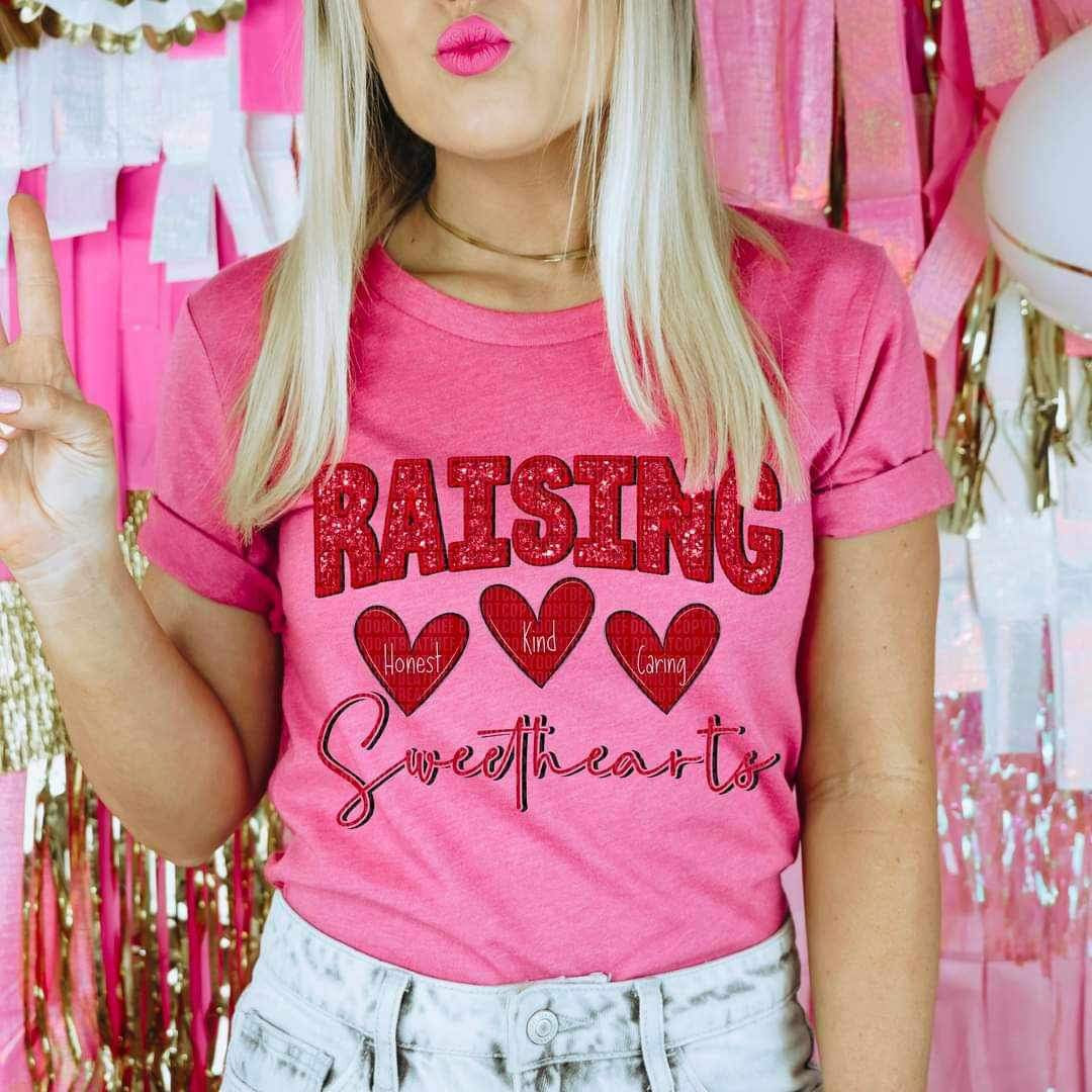 Raising sweethearts RED 17813 DTF TRANSFER