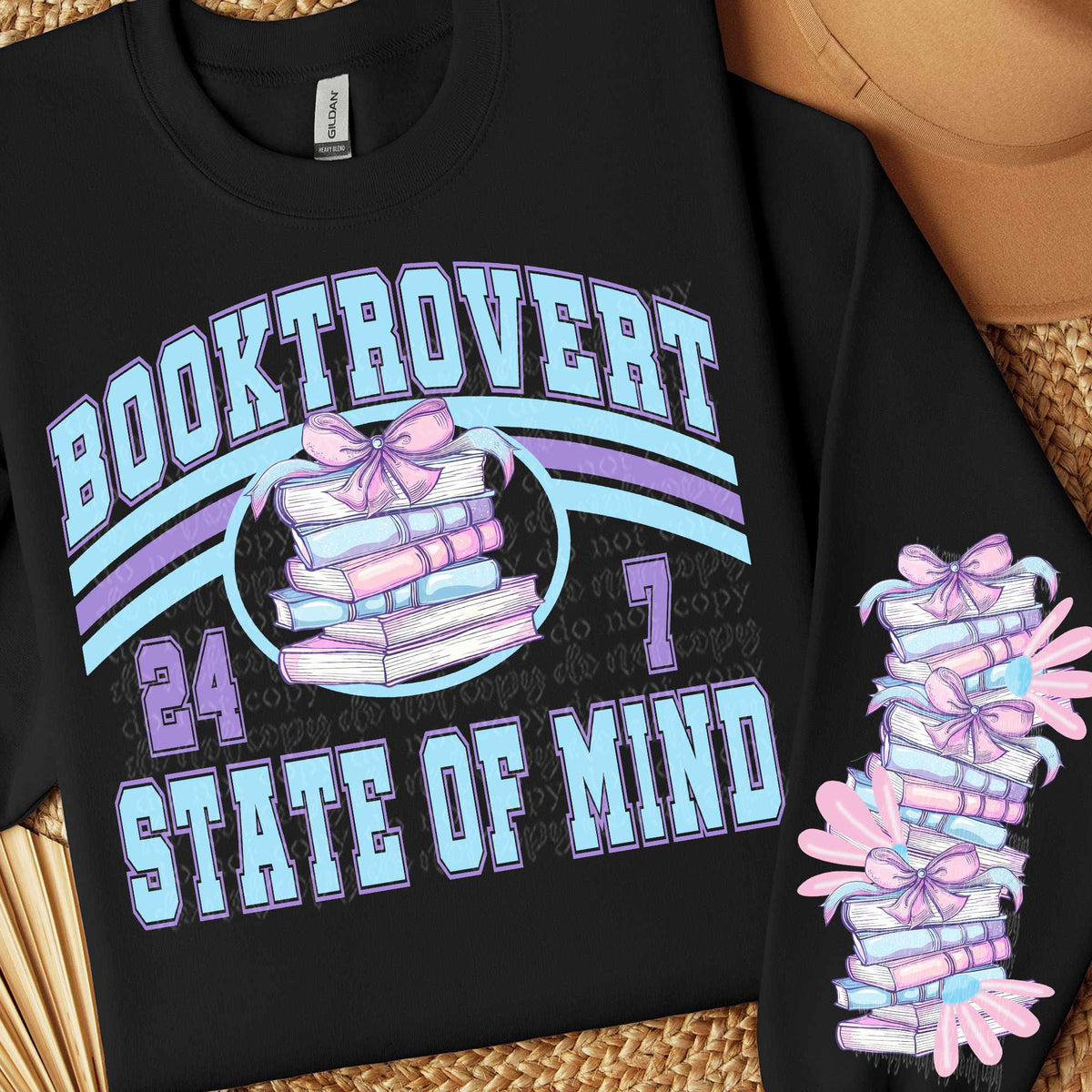 Booktrovert state of mind FRONT (TTD) 73945 DTF transfer