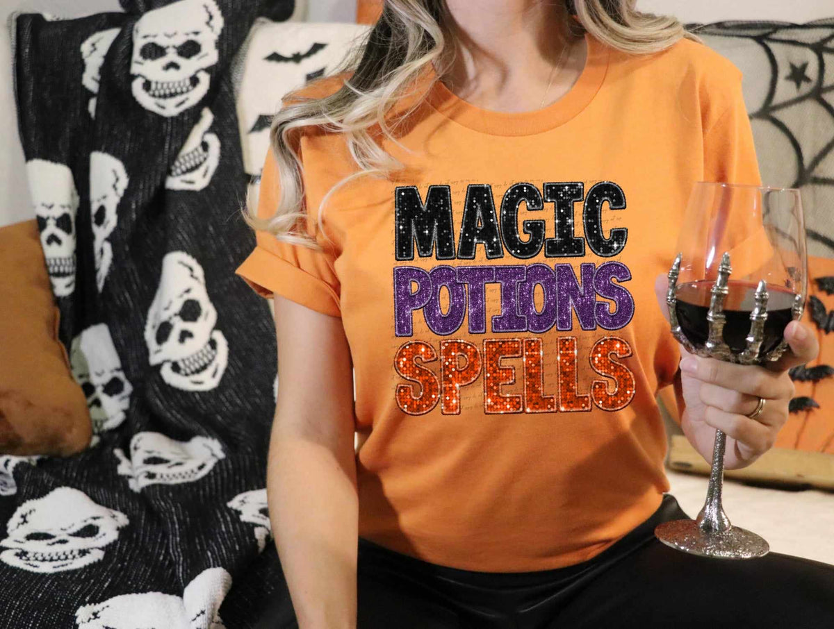 Magic potions spells sequin stacked (CITY) 37506 DTF transfer