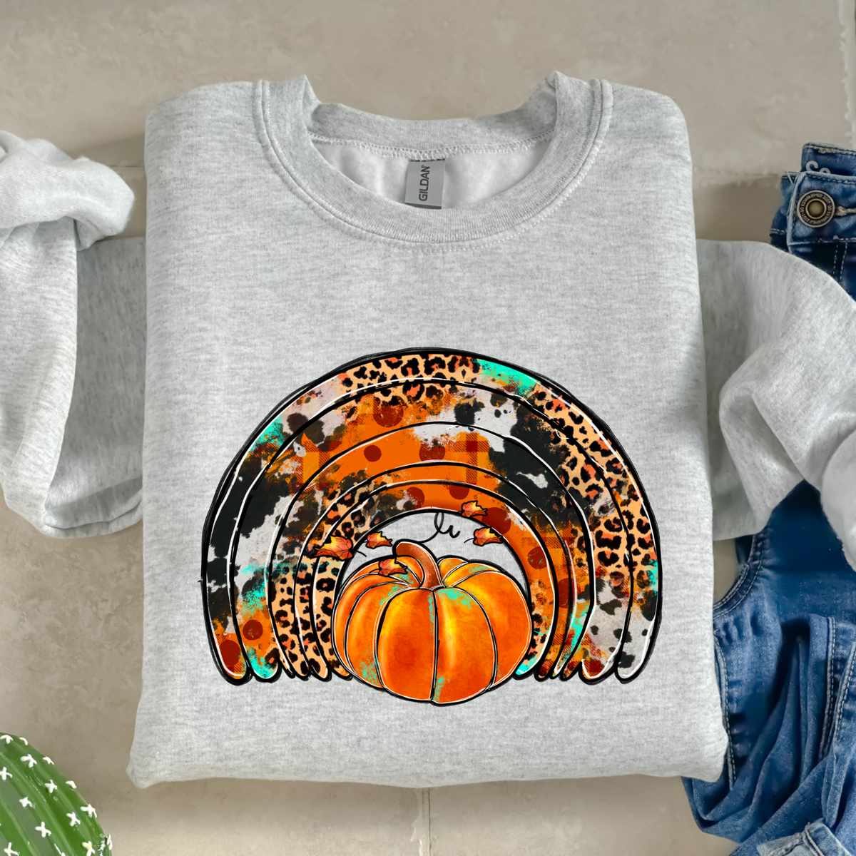 Animal Print Rainbow-38169-DTF transfer