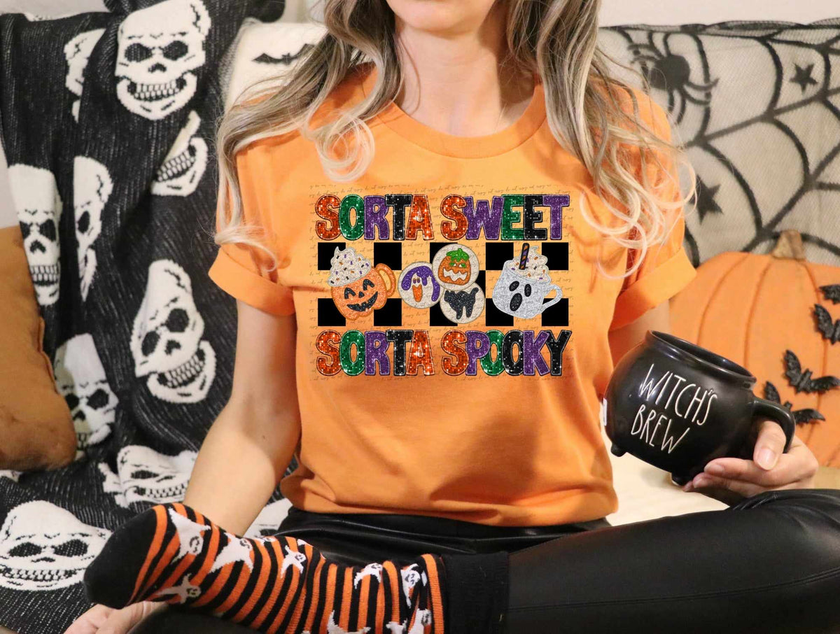 Sorta sweet sorta spooky 5 cookies (CITY) 37513 DTF transfer