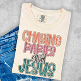 Chasing babies and jesus 27398 DTF transfer