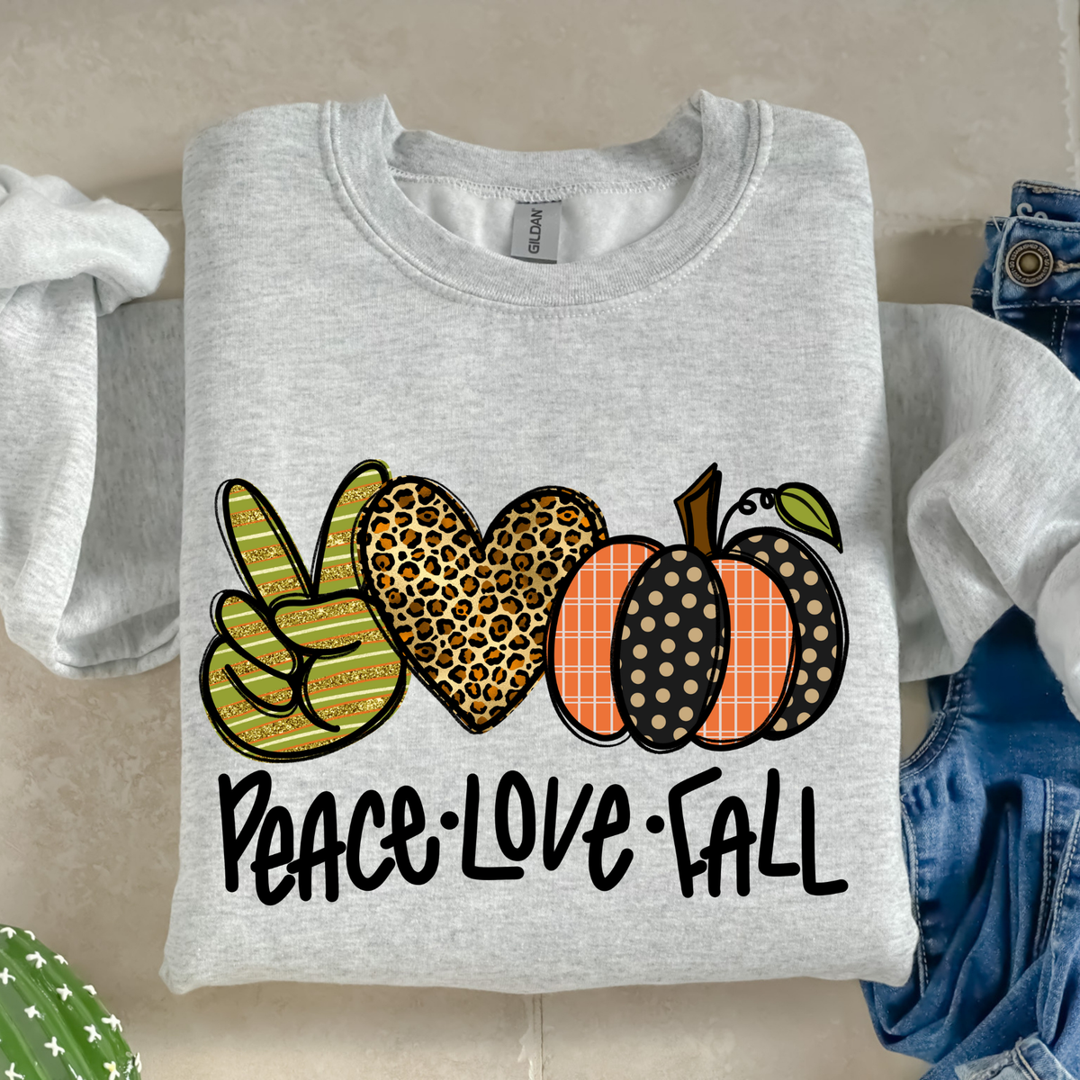Peace love fall-38205-DTF transfer