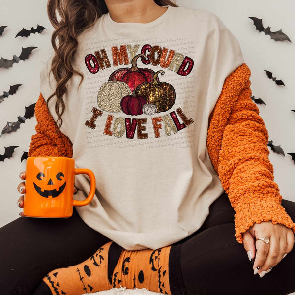 Oh my gourd I love fall (CITY) 37502 DTF transfer