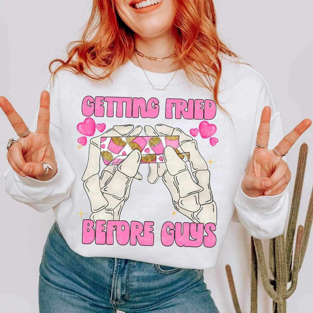 Getting fried before guys (VIRGO) 17860 DTF TRANSFER