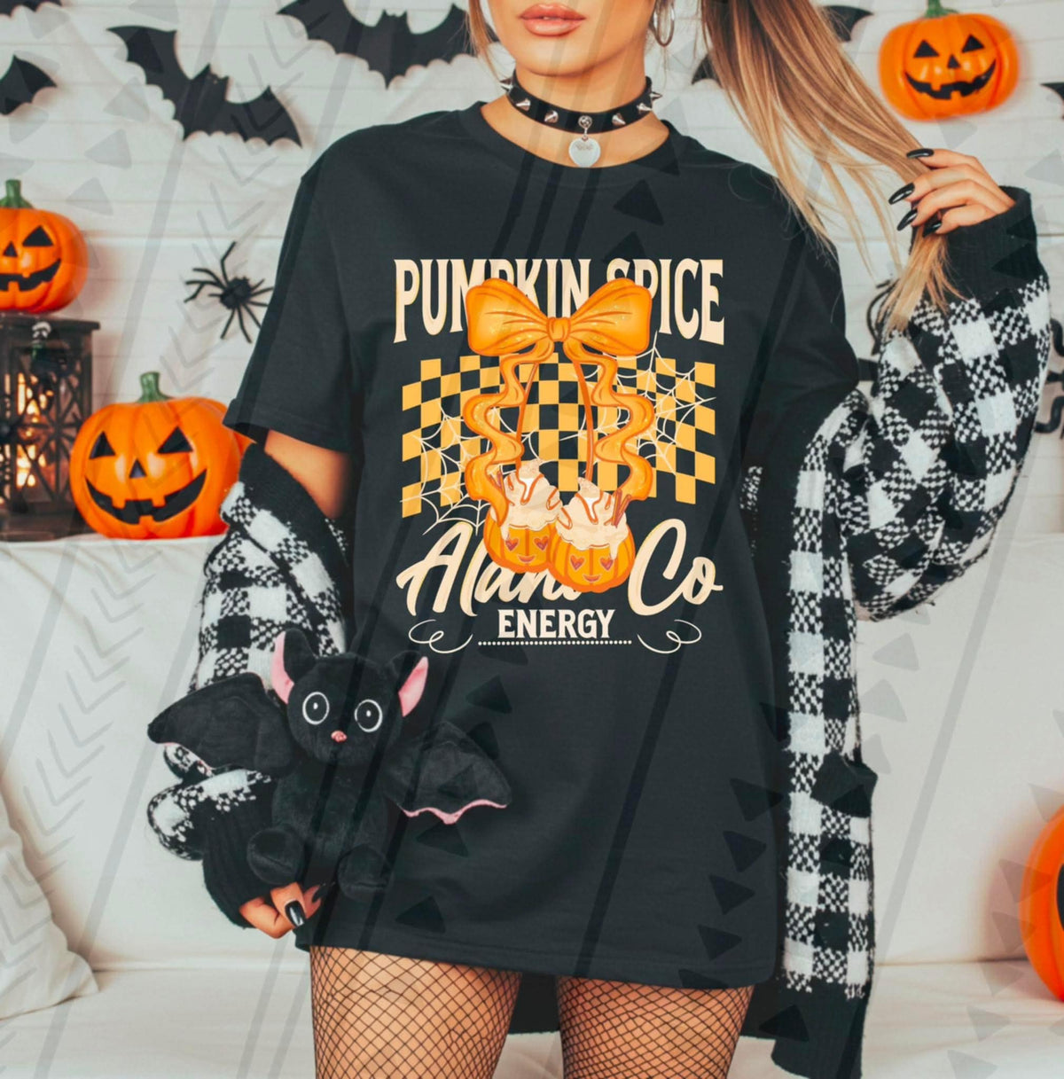 Pumpkin Spice Energy Drink TGG DTF transfer