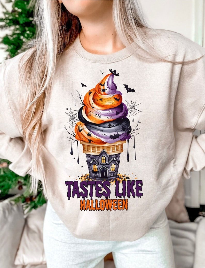 Tastes like halloween ice cream 37573 DTF transfer