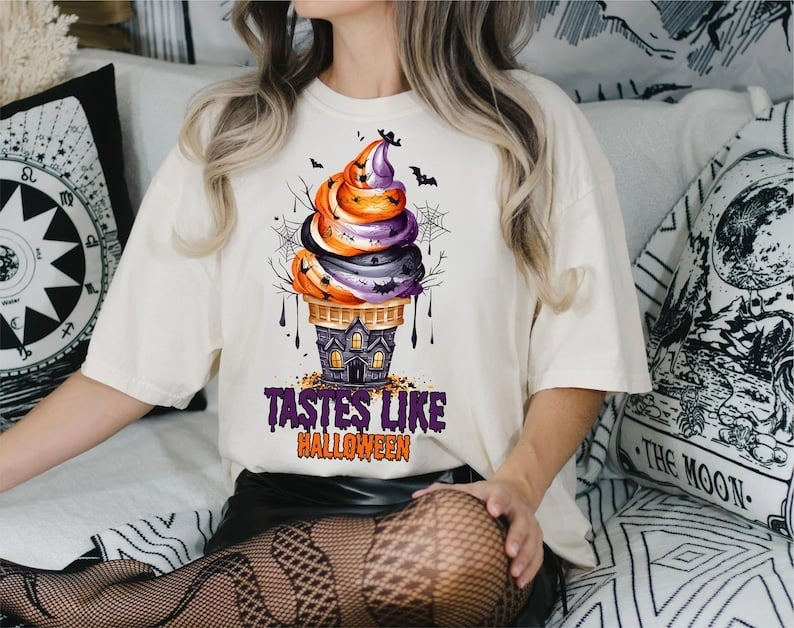 Tastes like halloween ice cream 37573 DTF transfer